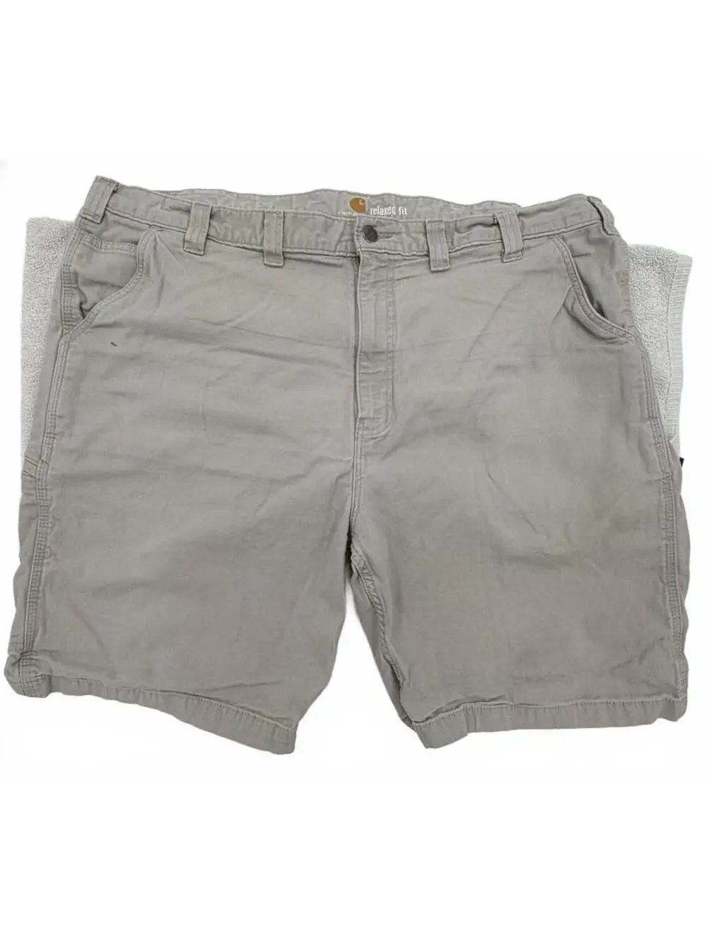 Carhartt Relaxed Fit Cargo Shorts Gray Men's Waist 44